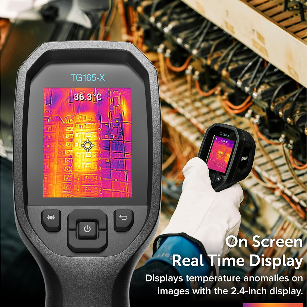 FLIR TG165-X กล้องถ่ายภาพความร้อนแบบพกพา พร้อมวัดอุณหภูมิอินฟราเรด -25°C ถึง 300°C
FLIR TG165-X กล้องถ่ายภาพความร้อนแบบพกพา พร้อมวัดอุณหภูมิอินฟราเรด -25°C ถึง 300°C