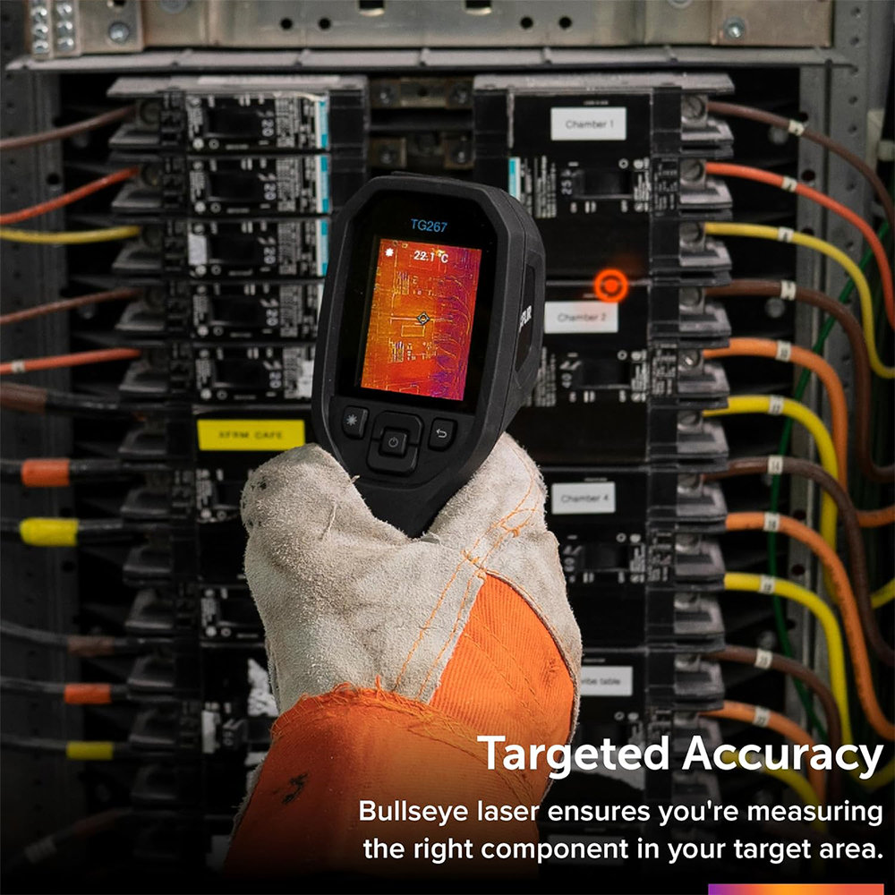 FLIR TG267 กล้องถ่ายภาพความร้อน Thermal Camera (IR Resolution 160×120 pixels) FLIR TG267 กล้องถ่ายภาพความร้อน Thermal Camera (IR Resolution 160×120 pixels)