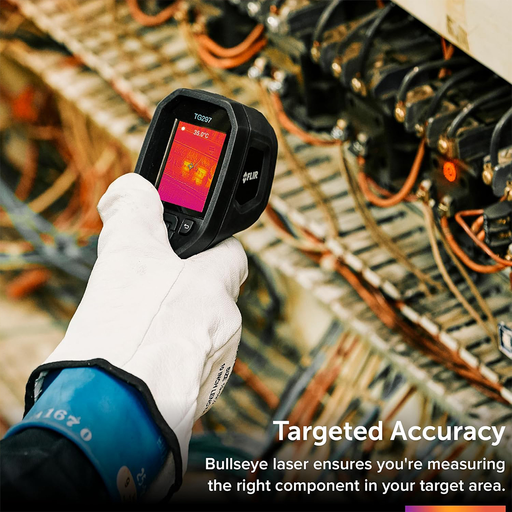 FLIR TG297 กล้องถ่ายภาพความร้อน วัดอุณหภูมิสูงสุด 1030°C FLIR TG297 กล้องถ่ายภาพความร้อน วัดอุณหภูมิสูงสุด 1030°C