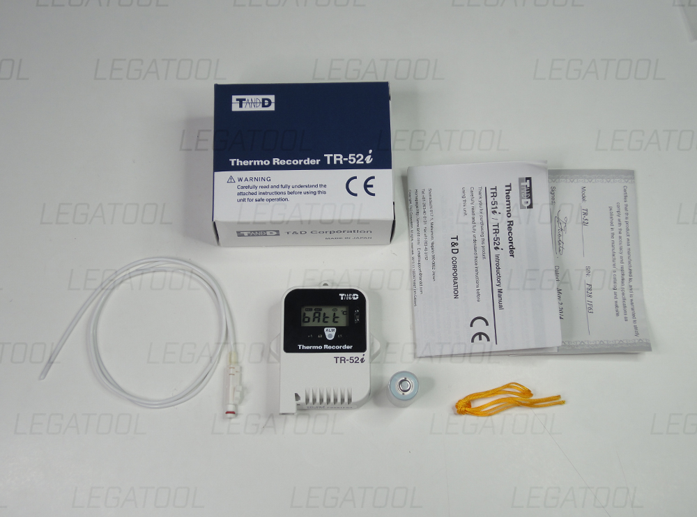 T&D TR-52i เครื่องบันทึกอุณหภูมิ 16,000 ข้อมูล (External Sensor) | IP64
 T&D TR-52i เครื่องบันทึกอุณหภูมิ 16,000 ข้อมูล (External Sensor) | IP64