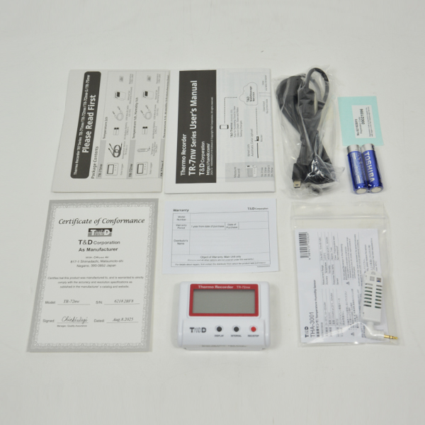 T&D TR-72NW เครื่องบันทึกอุณหภูมิและความชื้น (Humidity Data Logger) | Wired LAN Connection T&D TR-72NW เครื่องบันทึกอุณหภูมิและความชื้น (Humidity Data Logger) | Wired LAN Connection