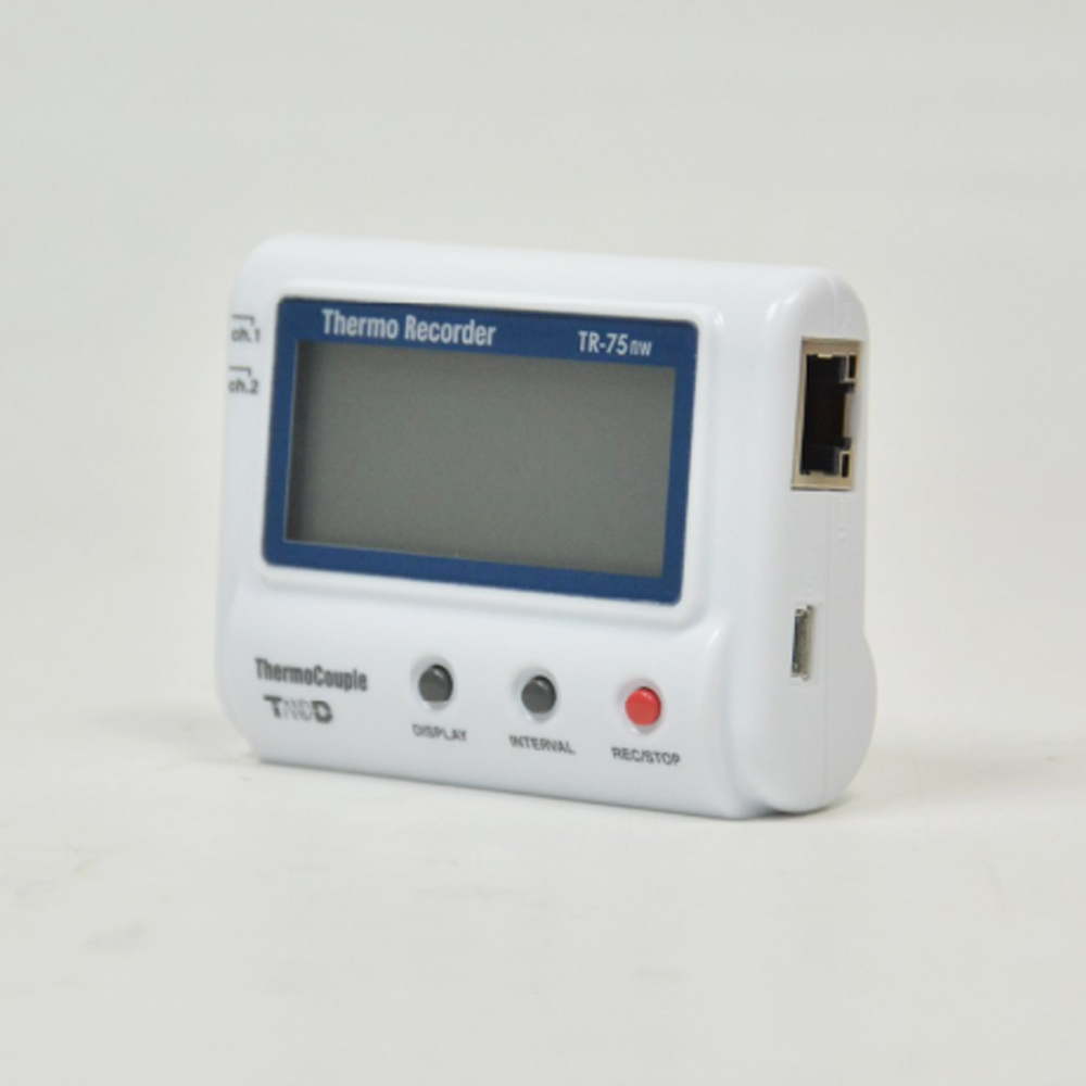 T&D TR-75nw เครื่องบันทึกอุณหภูมิ 2 Ch (Temperature Data Logger) | LAN Cable T&D TR-75nw เครื่องบันทึกอุณหภูมิ 2 Ch (Temperature Data Logger) | LAN Cable