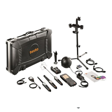 Testo 480 digital temperature, humidity and air flow meter Testo 480 digital temperature, humidity and air flow meter