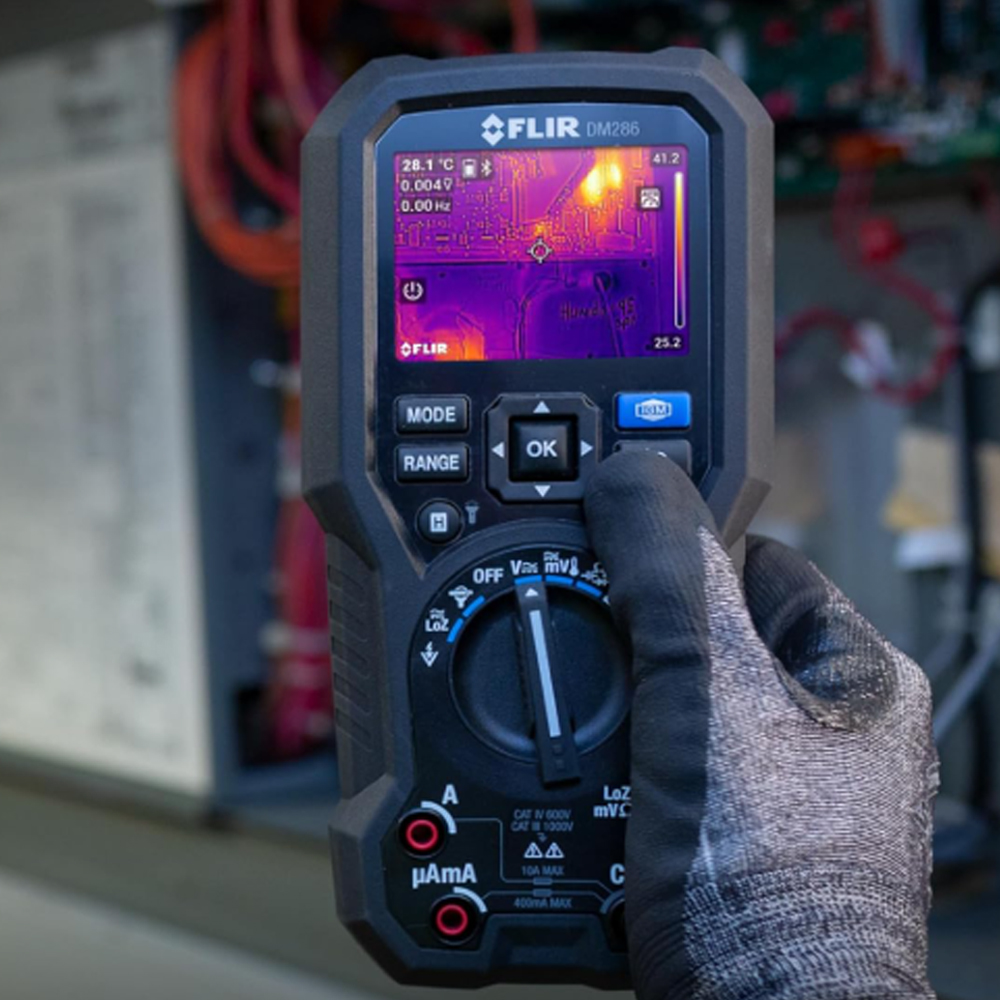 FLIR DM286 มัลติมิเตอร์พร้อมกล้องถ่ายภาพความร้อน IGM ความละเอียด 160×120 พิกเซล
FLIR DM286 มัลติมิเตอร์พร้อมกล้องถ่ายภาพความร้อน IGM ความละเอียด 160×120 พิกเซล