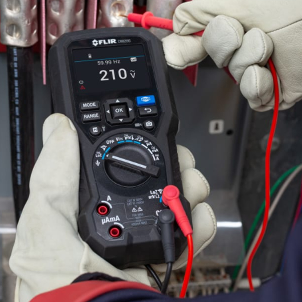 FLIR DM286 มัลติมิเตอร์พร้อมกล้องถ่ายภาพความร้อน IGM ความละเอียด 160×120 พิกเซล
FLIR DM286 มัลติมิเตอร์พร้อมกล้องถ่ายภาพความร้อน IGM ความละเอียด 160×120 พิกเซล