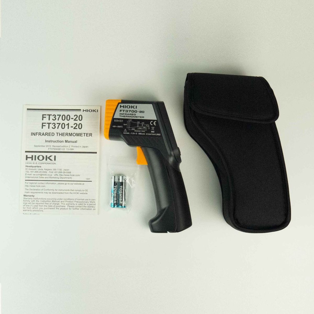HIOKI FT3700-20 เครื่องวัดอุณหภูมิอินฟราเรดแบบไม่สัมผัส | Infrared Thermometer -60 ถึง 550°C
 HIOKI FT3700-20 เครื่องวัดอุณหภูมิอินฟราเรดแบบไม่สัมผัส | Infrared Thermometer -60 ถึง 550°C
