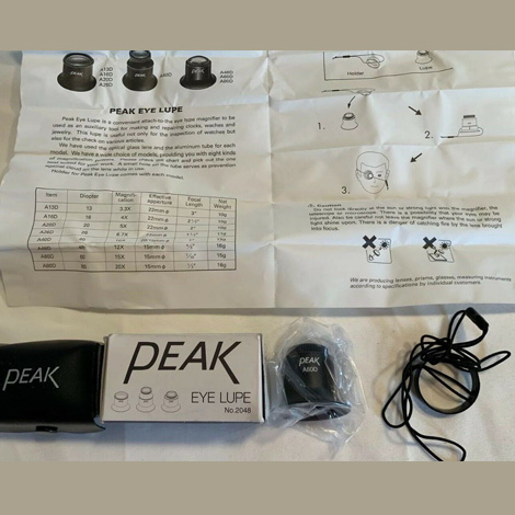 Peak 2048 A16D แว่นขยายแบบคาดศรีษะ | กำลังขยาย 4 เท่า Peak 2048 A16D แว่นขยายแบบคาดศรีษะ | กำลังขยาย 4 เท่า