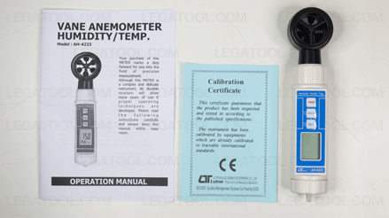 Lutron AH-4223 Anemometer 4in1 | Max.30 m/s Lutron AH-4223 Anemometer 4in1 | Max.30 m/s