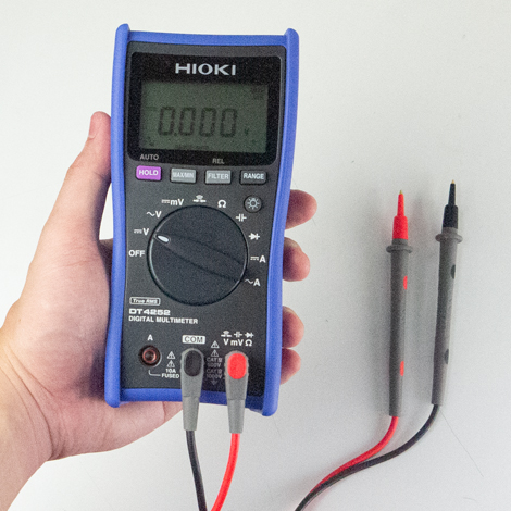 Hioki DT4252 ดิจิตอลมัลติมิเตอร์ 10A (True RMS) Hioki DT4252 ดิจิตอลมัลติมิเตอร์ 10A (True RMS)