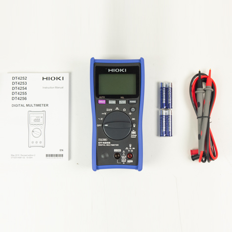 Hioki DT4255 ดิจิตอลมัลติมิเตอร์ True RMS (With fused measurement terminals) Hioki DT4255 ดิจิตอลมัลติมิเตอร์ True RMS (With fused measurement terminals)