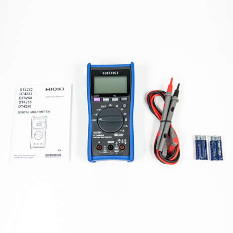 Hioki-DT4256 ดิจิตอลมัลติมิเตอร์ True RMS (Multi-functional model, with 10 A direct input) Hioki-DT4256 ดิจิตอลมัลติมิเตอร์ True RMS (Multi-functional model, with 10 A direct input)