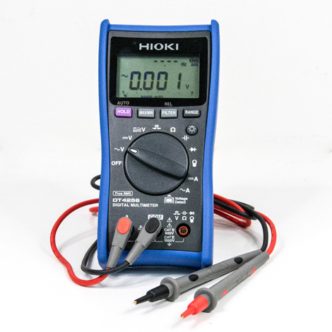 Hioki-DT4256 ดิจิตอลมัลติมิเตอร์ True RMS (Multi-functional model, with 10 A direct input) Hioki-DT4256 ดิจิตอลมัลติมิเตอร์ True RMS (Multi-functional model, with 10 A direct input)
