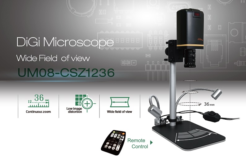 Vitiny UM08-CSZ1236 กล้องไมโครสโคปแบบตั้งโต๊ะ (Large FOV HDMI Digital Microscope) Vitiny UM08-CSZ1236 กล้องไมโครสโคปแบบตั้งโต๊ะ (Large FOV HDMI Digital Microscope)