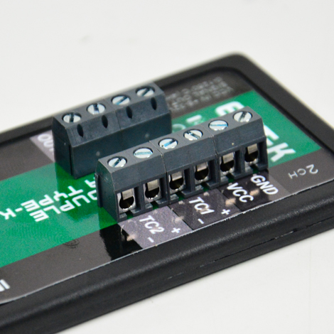 REVELTRONICS EGT-K 2-CH Thermocouple Amplifier 0-5V (Type-K) REVELTRONICS EGT-K 2-CH Thermocouple Amplifier 0-5V (Type-K)