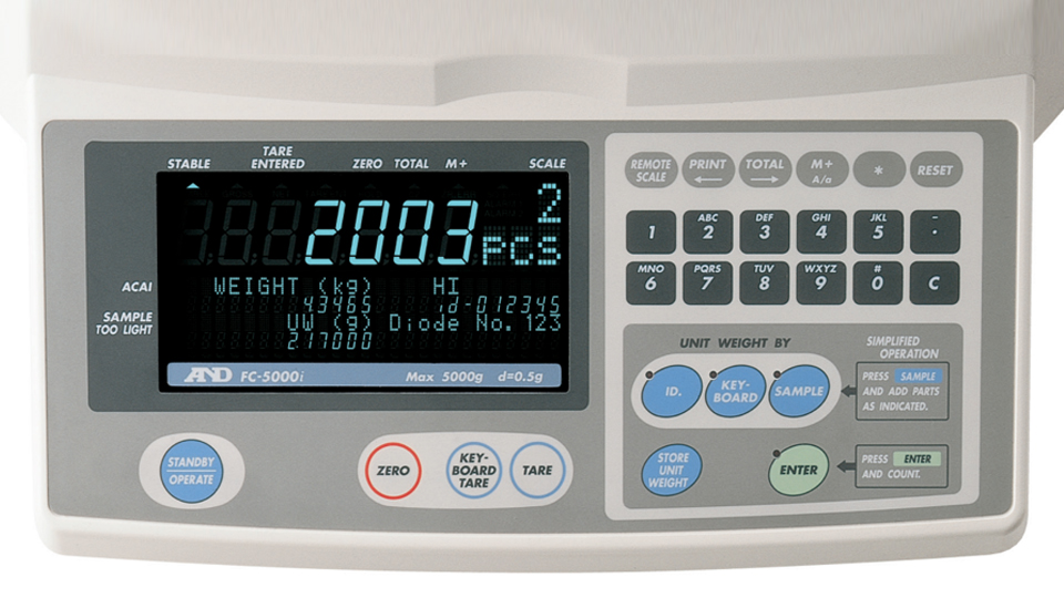 AND FC-i Series Counting Scales AND FC-i Series Counting Scales