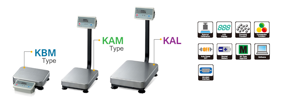 AND FG Series เครื่องชั่งน้ำหนักดิจิตอลแบบตั้งพื้น AND FG Series เครื่องชั่งน้ำหนักดิจิตอลแบบตั้งพื้น