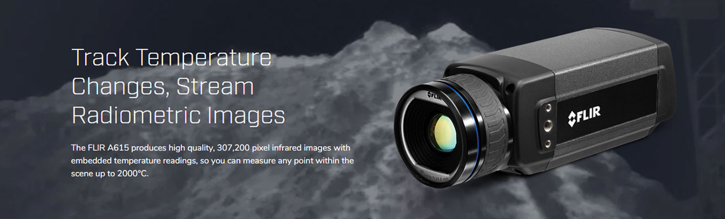 FLIR A615 THERMAL MACHINE VISION CAMERA FLIR A615 กล้องถ่ายภาพความร้อนแบบติดตั้งสำหรับงานตรวจสอบ