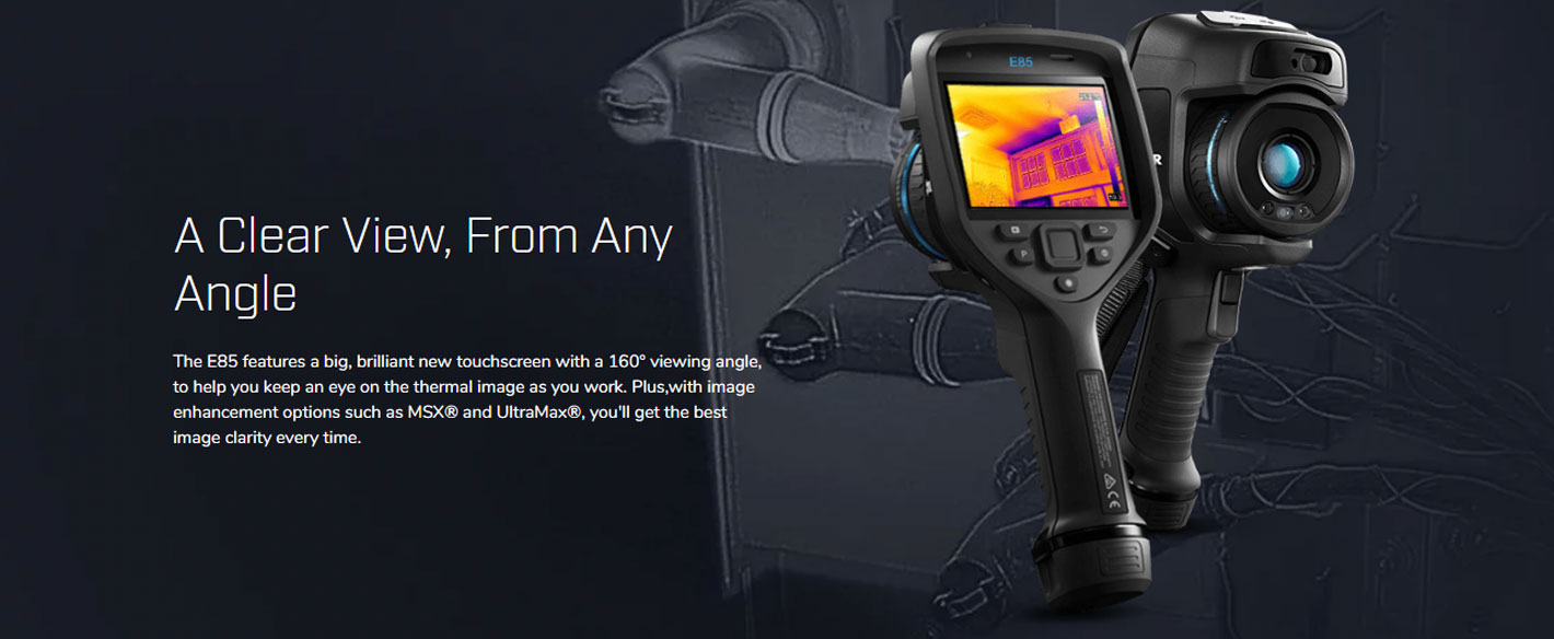 FLIR E85 กล้องถ่ายภาพความร้อน รุ่น Advanced (384×288 Pixels) FLIR E85 กล้องถ่ายภาพความร้อน รุ่น Advanced (384×288 Pixels)