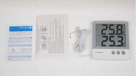 SK Sato PC-6800 เครื่องวัดอุณหภูมิ 2จุด Indoor และ Outdoor (External sensor) SK Sato PC-6800 เครื่องวัดอุณหภูมิ 2จุด Indoor และ Outdoor (External sensor)