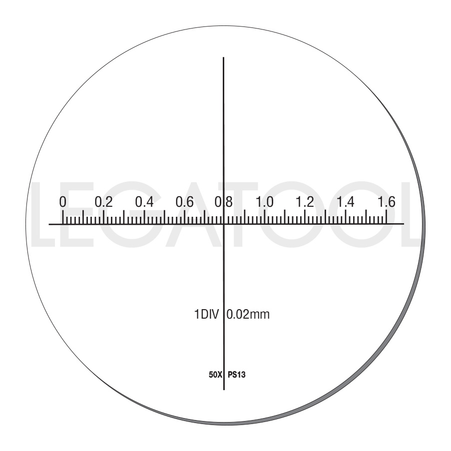 Peak PS-13-50X สเกลเลนส์ No.13 ใช้งานร่วมกับตัวกล้องไมโครสโคป 2008-50X Peak PS-13-50X สเกลเลนส์ No.13 ใช้งานร่วมกับตัวกล้องไมโครสโคป 2008-50X