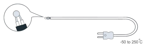 Rixen GK-03 General Temperature Probe Max. 250℃ (Type K) 1M Rixen GK-03 General Temperature Probe Max. 250℃ (Type K) 1M