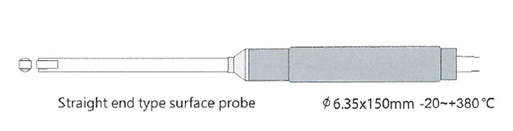 Rixen SK-04 โพรบวัดอุณหภูมิพื้นผิว Max.400℃ (Type K) Rixen SK-04 โพรบวัดอุณหภูมิพื้นผิว Max.400℃ (Type K)