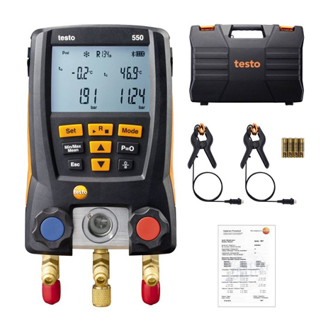 Digital manifold testo 550 kit  Digital manifold testo 550 kit
