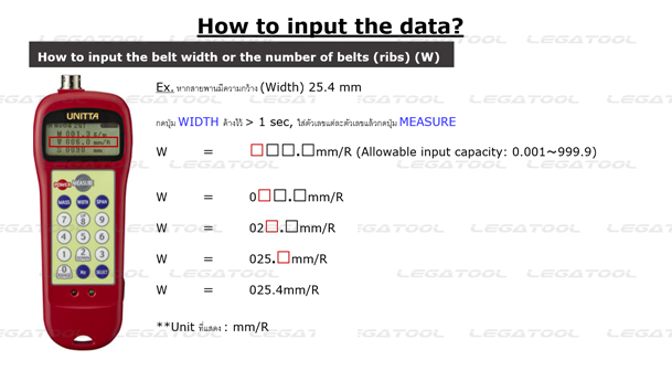 ในการใช้งาน U-508 เครื่องผู้ใช้งานจำเป็นต้องระบุค่าดังนี้ ในการใช้งาน U-508 เครื่องผู้ใช้งานจำเป็นต้องระบุค่าดังนี้