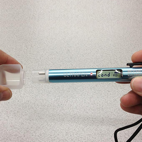 Myron Ultrapen-PT1 ปากกาวัดค่าการนำไฟฟ้าในน้ำ (Conductivity/ TDS./ Salinity/ Temp.) Myron Ultrapen-PT1 ปากกาวัดค่าการนำไฟฟ้าในน้ำ (Conductivity/ TDS./ Salinity/ Temp.)