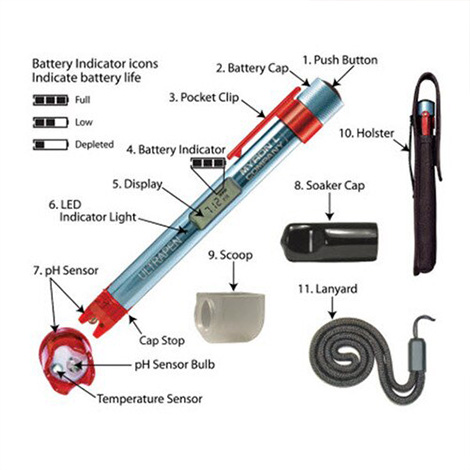 Myron Ultrapen-PT2 ปากกาวัดค่าพีเอชและอุณหภูมิ (pH & Temperature Pen) Myron Ultrapen-PT2 ปากกาวัดค่าพีเอชและอุณหภูมิ (pH & Temperature Pen)