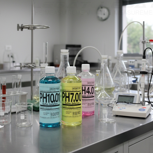 น้ำยาพีเอชบัฟเฟอร์ (pH Buffer Solution) สำหรับเครื่องวัดค่ากรด-ด่าง