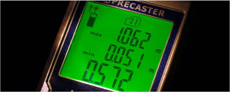 เครื่องวัดระยะทางเลเซอร์, เครื่องวัดระยะ, Laser Distance Meter, CA770, Precaster