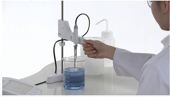 เครื่องวัดคุณภาพน้ำ, เครื่องวิเคราะห์น้ำ, เครื่องวัดพีเอชตั้งโต๊ะ, water quality meter, water quality tester, F74, F-74, Horiba