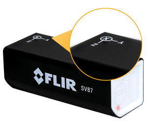 The SV87 sensor can measure the x, y, z axis at the same time