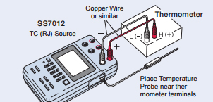 Thermometer calibration (TC, CV, and CC source) Thermometer calibration (TC, CV, and CC source)