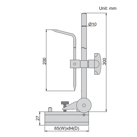 INSIZE IN-6990-300A เหล็กขีดชิ้นงาน INSIZE IN-6990-300A เหล็กขีดชิ้นงาน