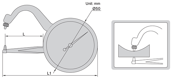 INSIZE IN-2862-101 เกจวัดความหนา INSIZE IN-2862-101 เกจวัดความหนา
