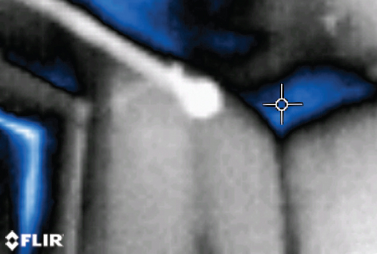 IGM technology shows you cold spots, guiding you where to measure IGM technology shows you cold spots, guiding you where to measure