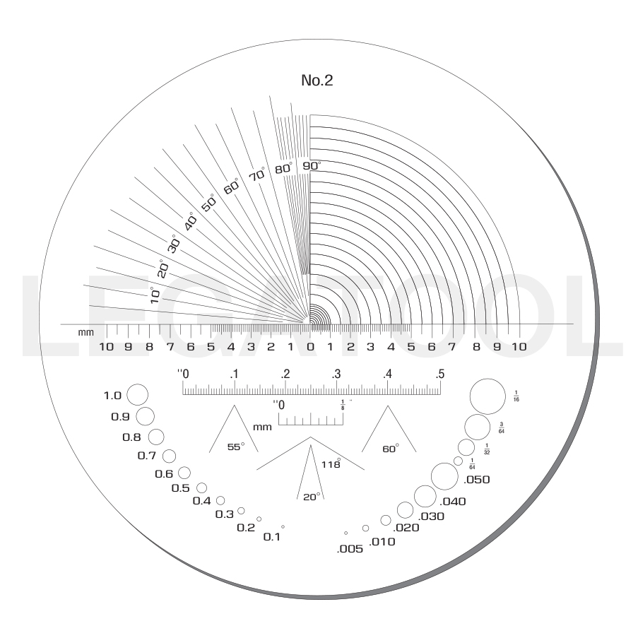 Peak PS-1-10X สเกลเลนส์ No.1 Peak PS-1-10X สเกลเลนส์ No.1