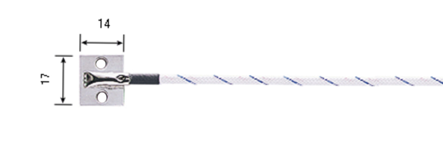 SK Sato SK-S304K โพรบวัดอุณหภูมิพื้นผิวแบบยึดบนพื้นผิวเรียบด้วยสกรู (Type K) | Cable 3m for sk-1260 SK Sato SK-S304K โพรบวัดอุณหภูมิพื้นผิวแบบยึดบนพื้นผิวเรียบด้วยสกรู (Type K) | Cable 3m for sk-1260