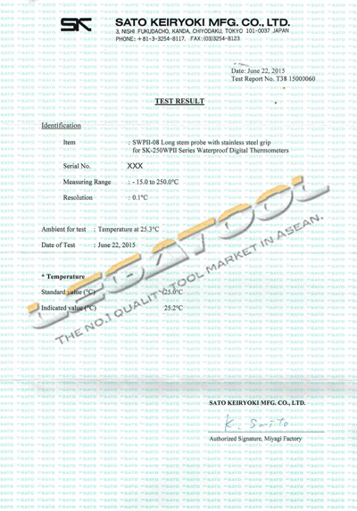 SWP II-08 Long stem probe SWP II-08 Long stem probe