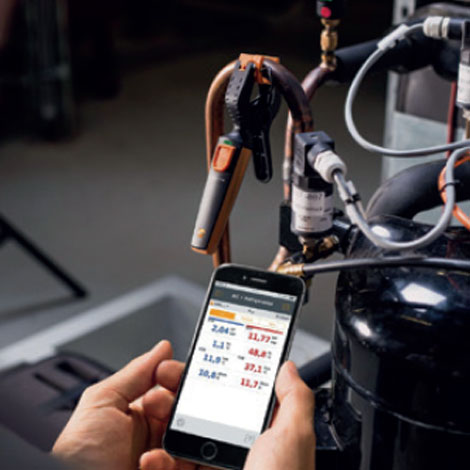 Pipe-clamp thermometer wireless Smart Probe Pipe-clamp thermometer wireless Smart Probe