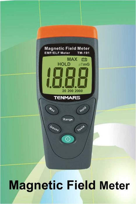 เครื่องตรวจจับคลื่นแม่เหล็ก, EMF Meter,ELF TESTER ,TM-191, เครื่องวัดสนามแม่เหล็ก, มิเตอร์วัดคลื่นแม่เหล็ก, Magnetic Field Meter, EMF Meter, EMF Detector, Ghost Detector, เครื่องตรวจจับวิญญาณ