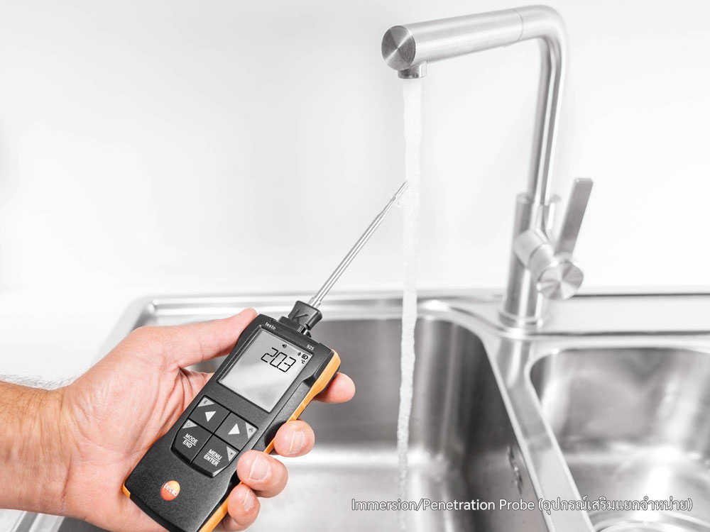 Testo 925 เครื่องวัดอุณหภูมิดิจิตอล Type-K | 1 Channel with App connection