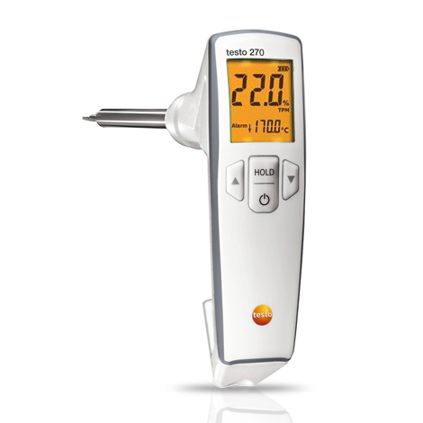 Testo-270-BT เครื่องทดสอบน้ำมันทอด Frying oil tester Testo-270-BT เครื่องทดสอบน้ำมันทอด Frying oil tester