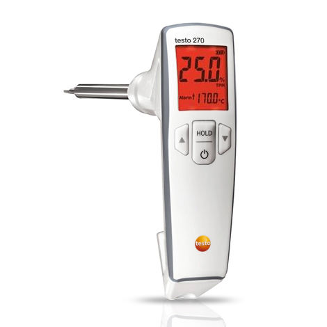 Testo-270-BT เครื่องทดสอบน้ำมันทอด Frying oil tester Testo-270-BT เครื่องทดสอบน้ำมันทอด Frying oil tester