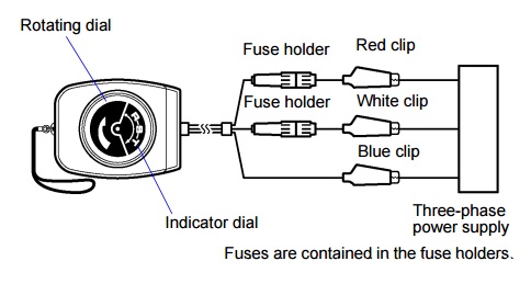 Hioki-3126-01 เครื่องทดสอบลำดับเฟส Hioki-3126-01 เครื่องทดสอบลำดับเฟส