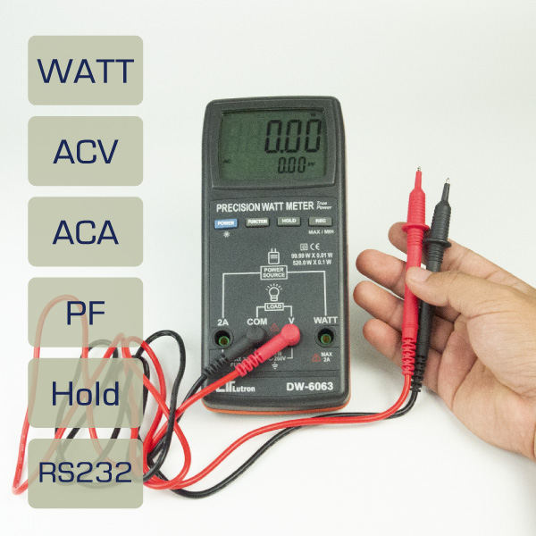 DW-6063 ภาพแสดงตัวเครื่องและค่าการวัดที่รองรับ DW-6063 ภาพแสดงตัวเครื่องและค่าการวัดที่รองรับ