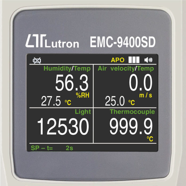 EMC-9400SD ภาพตัวอย่างการแสดงผลการวัดค่าบนหน้าจอ EMC-9400SD ภาพตัวอย่างการแสดงผลการวัดค่าบนหน้าจอ