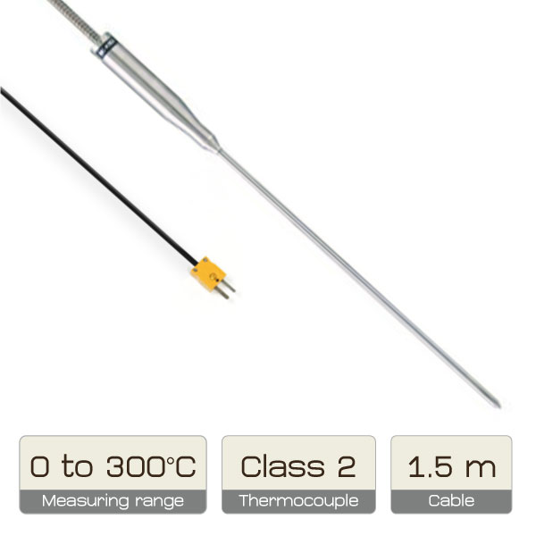 MC-K7103 รองรับช่วงการวัด 0 ถึง 300°C พร้อม Type-K thermocouple : Class 2 MC-K7103 รองรับช่วงการวัด 0 ถึง 300°C พร้อม Type-K thermocouple : Class 2